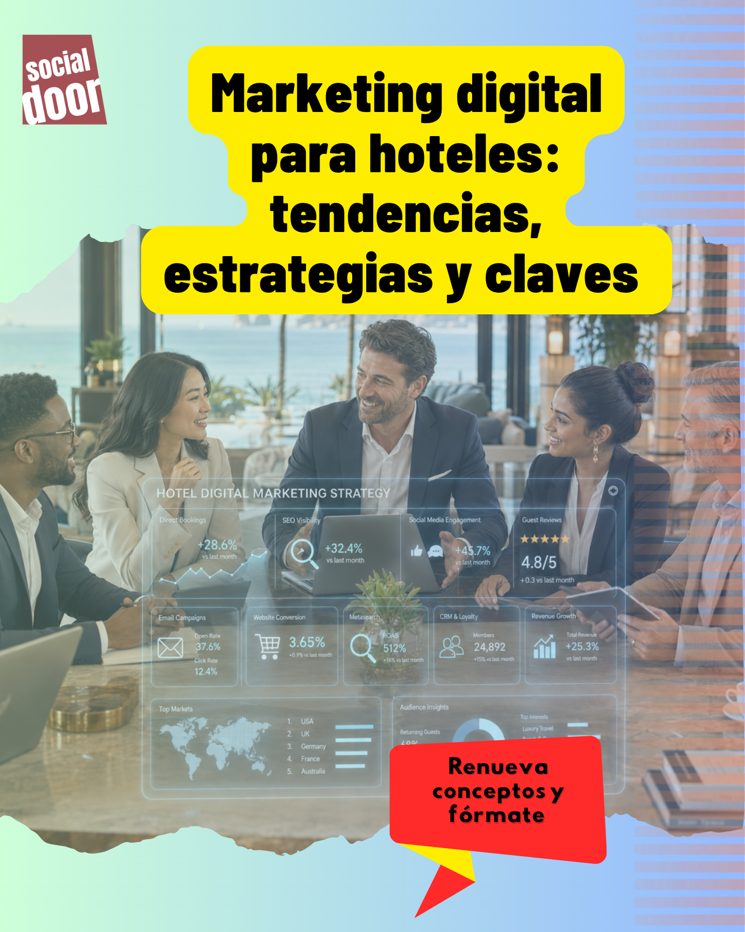 Marketing para hoteles - Formacion digital Socialdoor